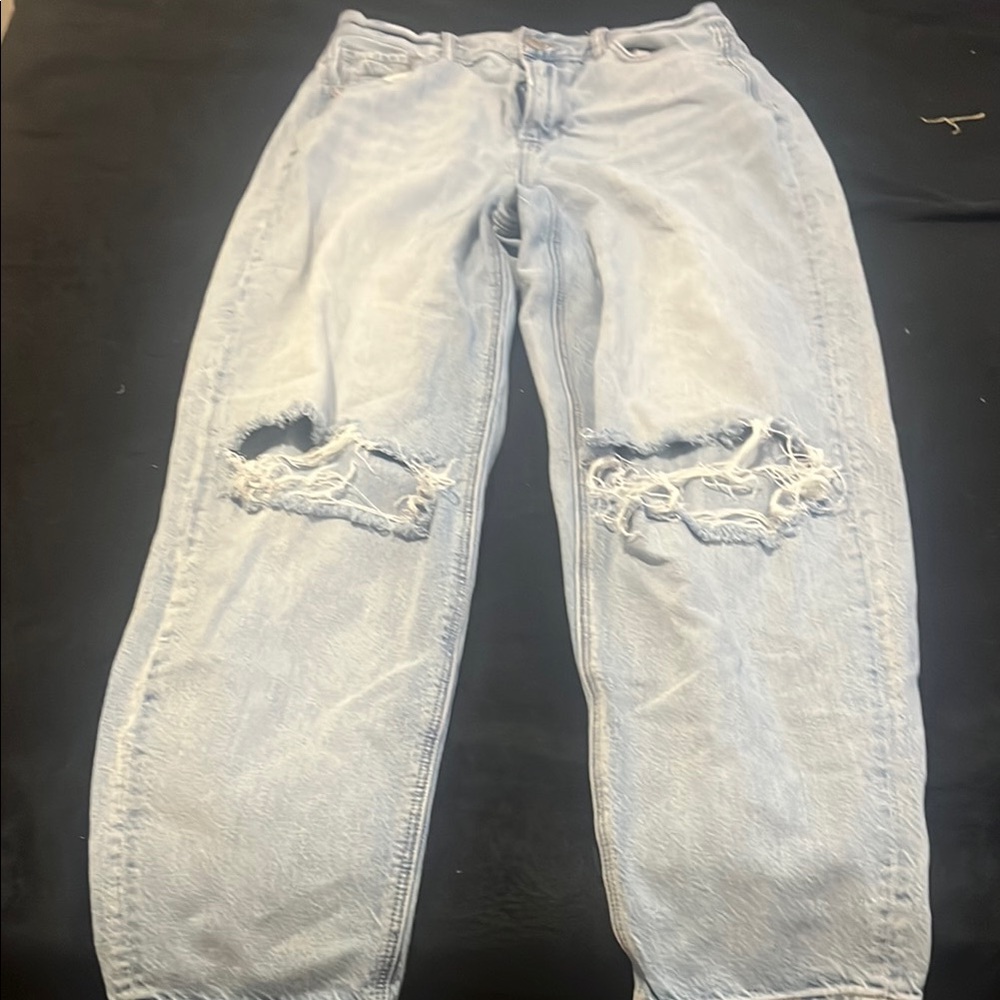 American Eagle By Payless Light Blue Boyfriend Jeans
